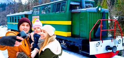 Авторский тур Прикарпатский трамвайчик. Трускавец, Сходница, Тустань, Скалы Довбуша Карпаты/Трускавец